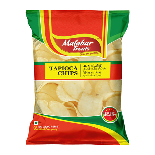 Malabar Treats Tapioca Chips - Regular (Non spicy) 150g