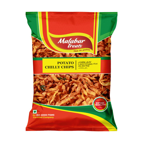 Malabar Treats Potato Chilly Chips 200g