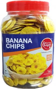 Daily Delight Banana Chips 250g Jar