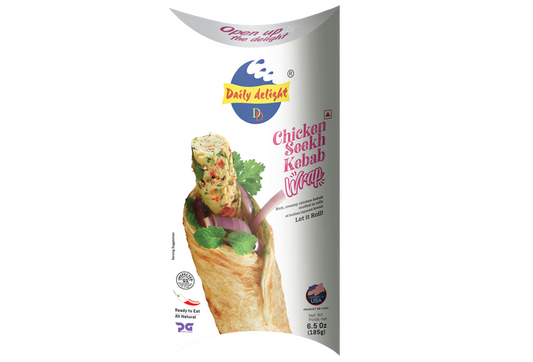 Chicken Seekh Kebab Wrap