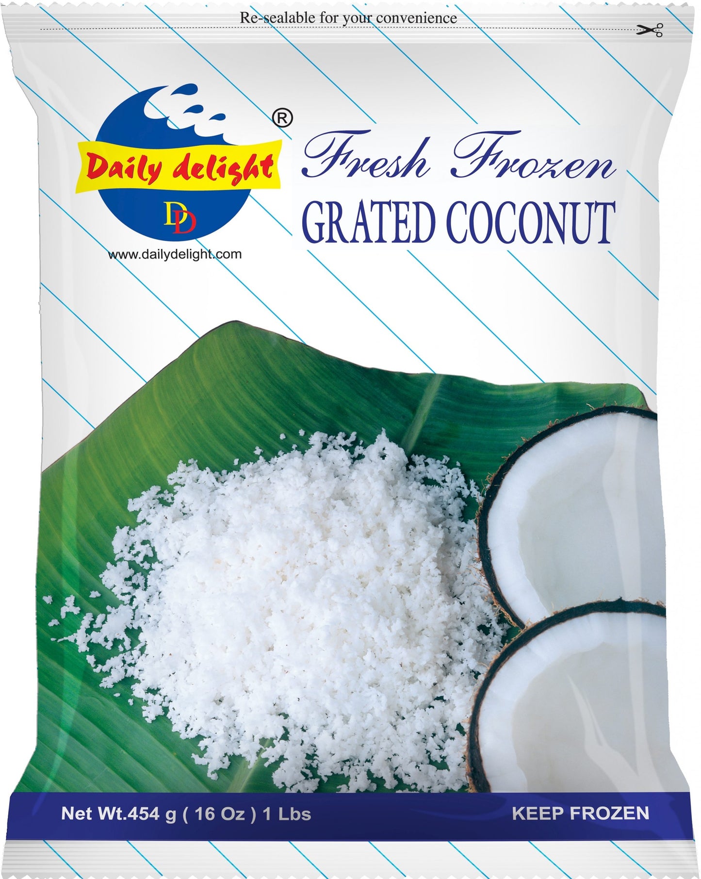 GRATED COCONUT 454g