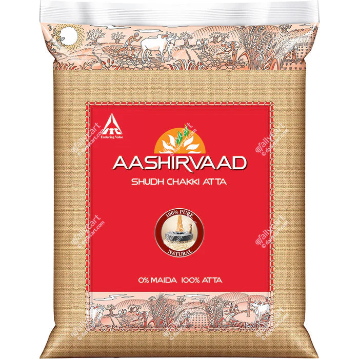 Aashirvaad Whole Wheat Atta - 20 Lbs