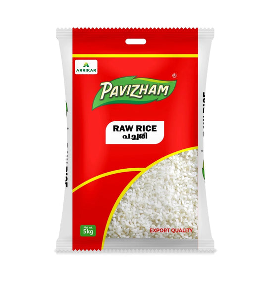 Pavizham White Raw Rice Pachari 5kg