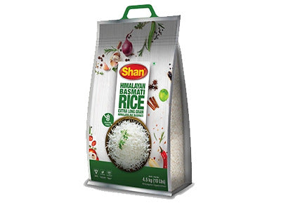 Shan Himalayan Basmati Rice 10 Lb