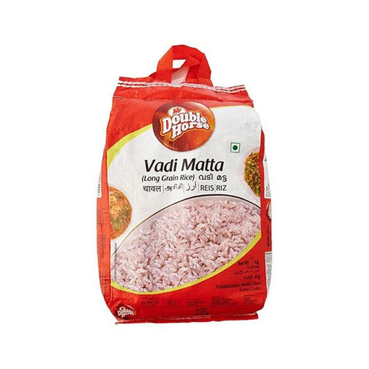 Double Horse Vadi Matta Rice, Long Grain, 22 lb (10 kg)