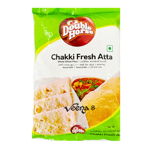 Double Horse Chakki Fresh  Atta - 5KG